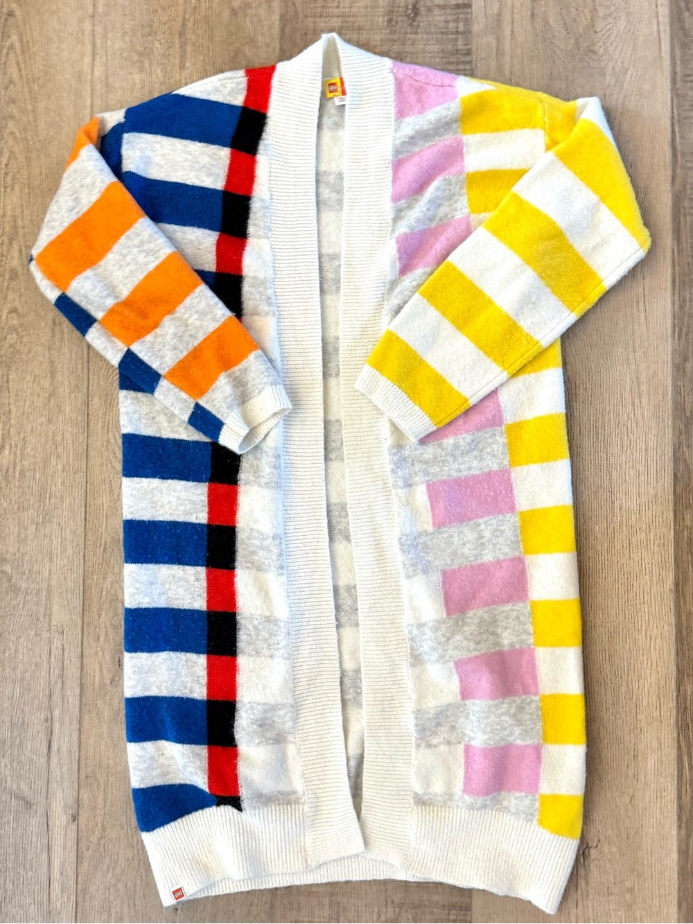 LEGO x Target Colorblock Long Open Cardigan Sweater Women’s Small